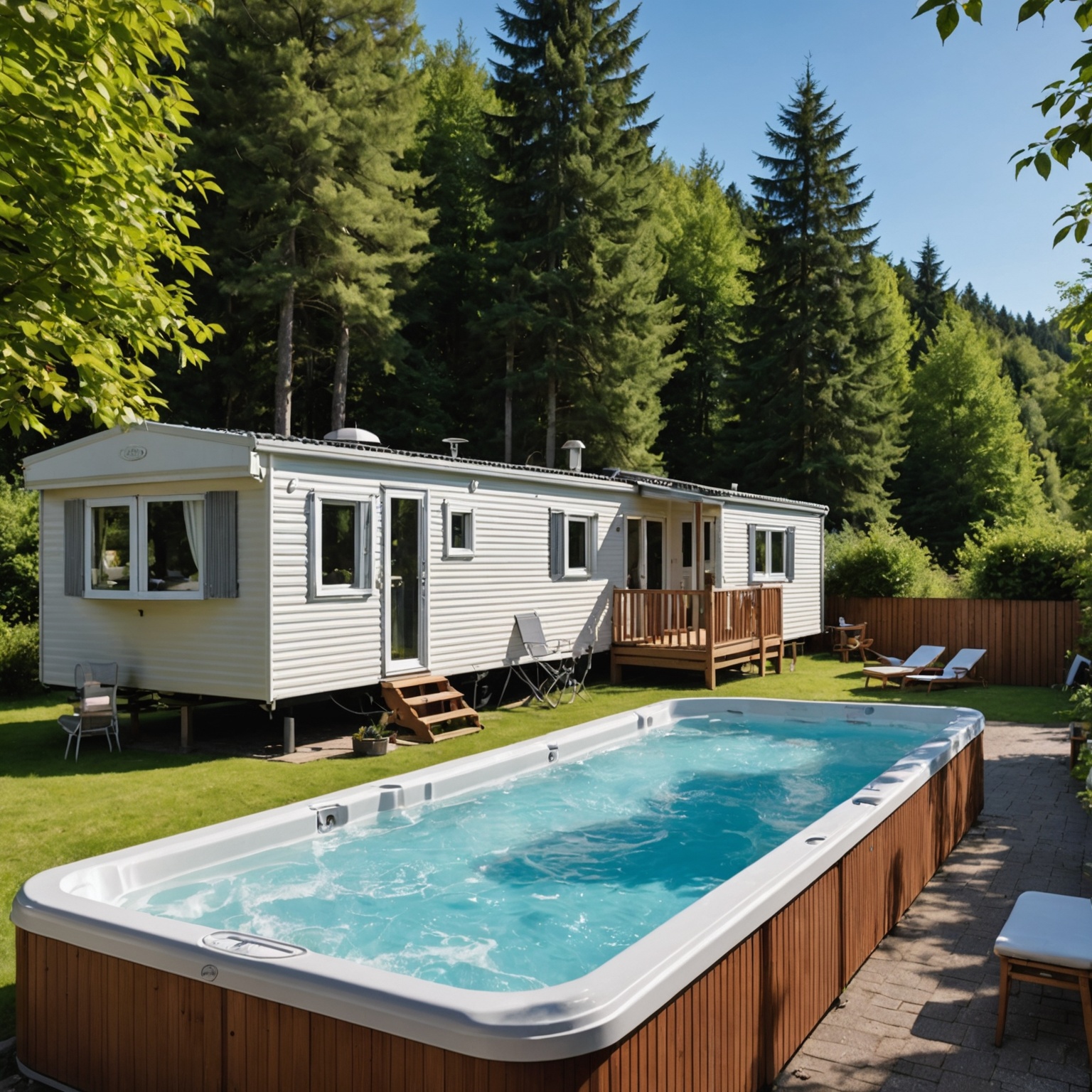 Découvrez le Confort du Camping en Mobil-Home pour votre Cure Thermale à Cambo-les-Bains